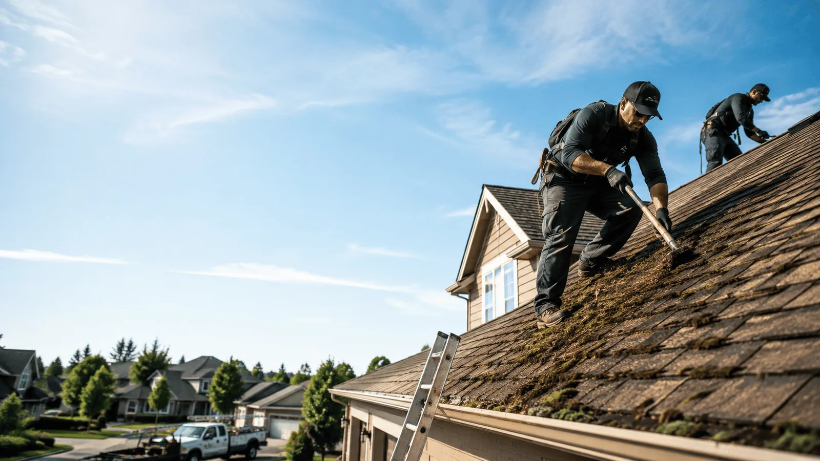 Roof Moss Removal in Roebling, NJ near me
